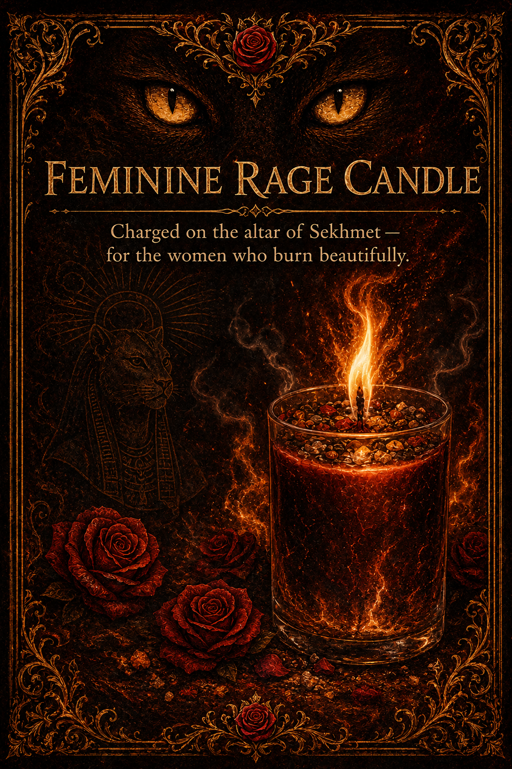 Feminine Rage - Ritual Candle