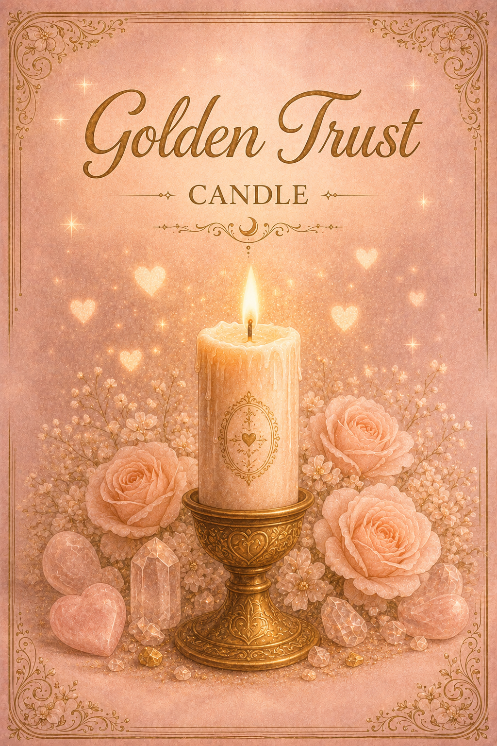 Golden Trust Spell Candle