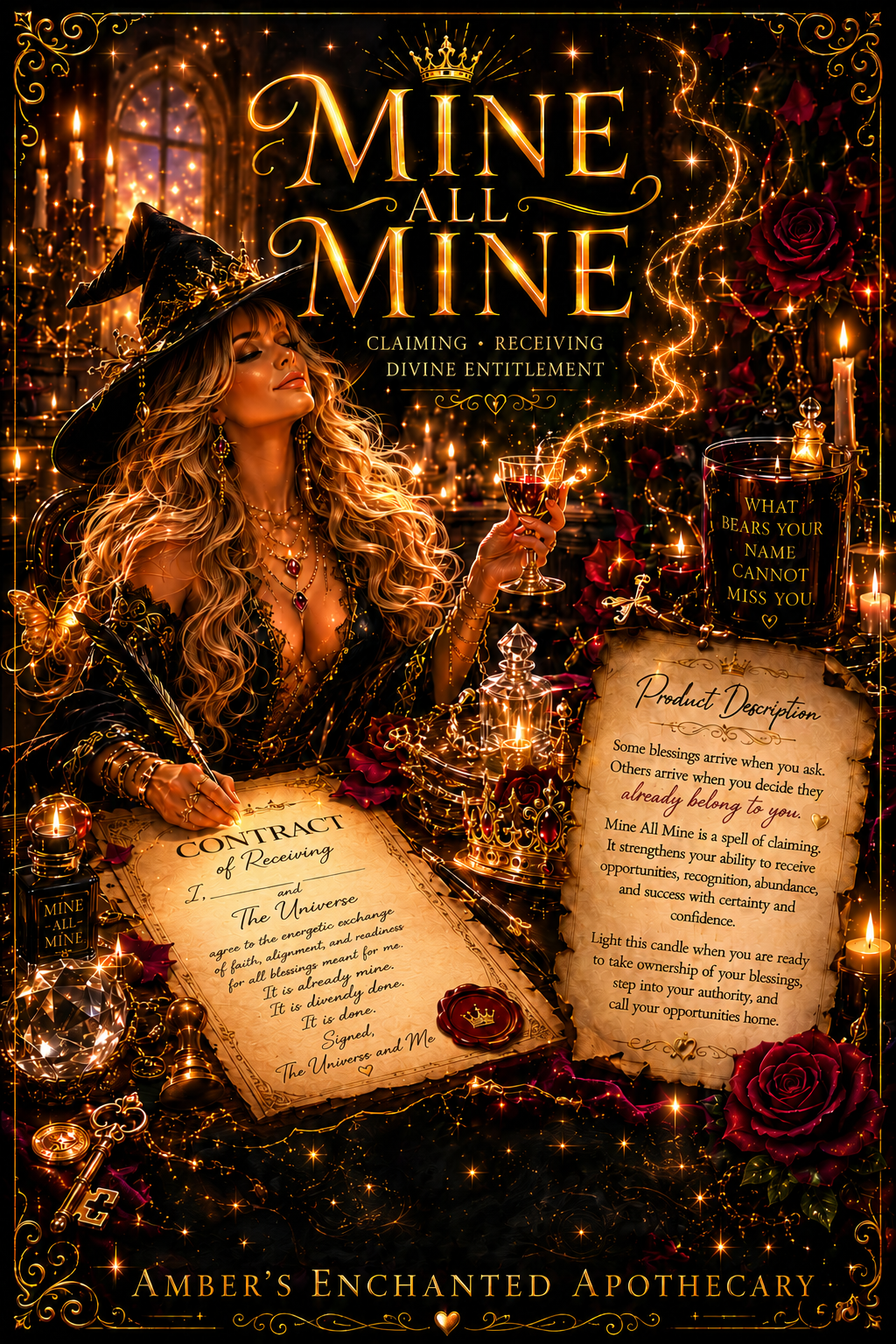 Mine All Mine - Spell Candle