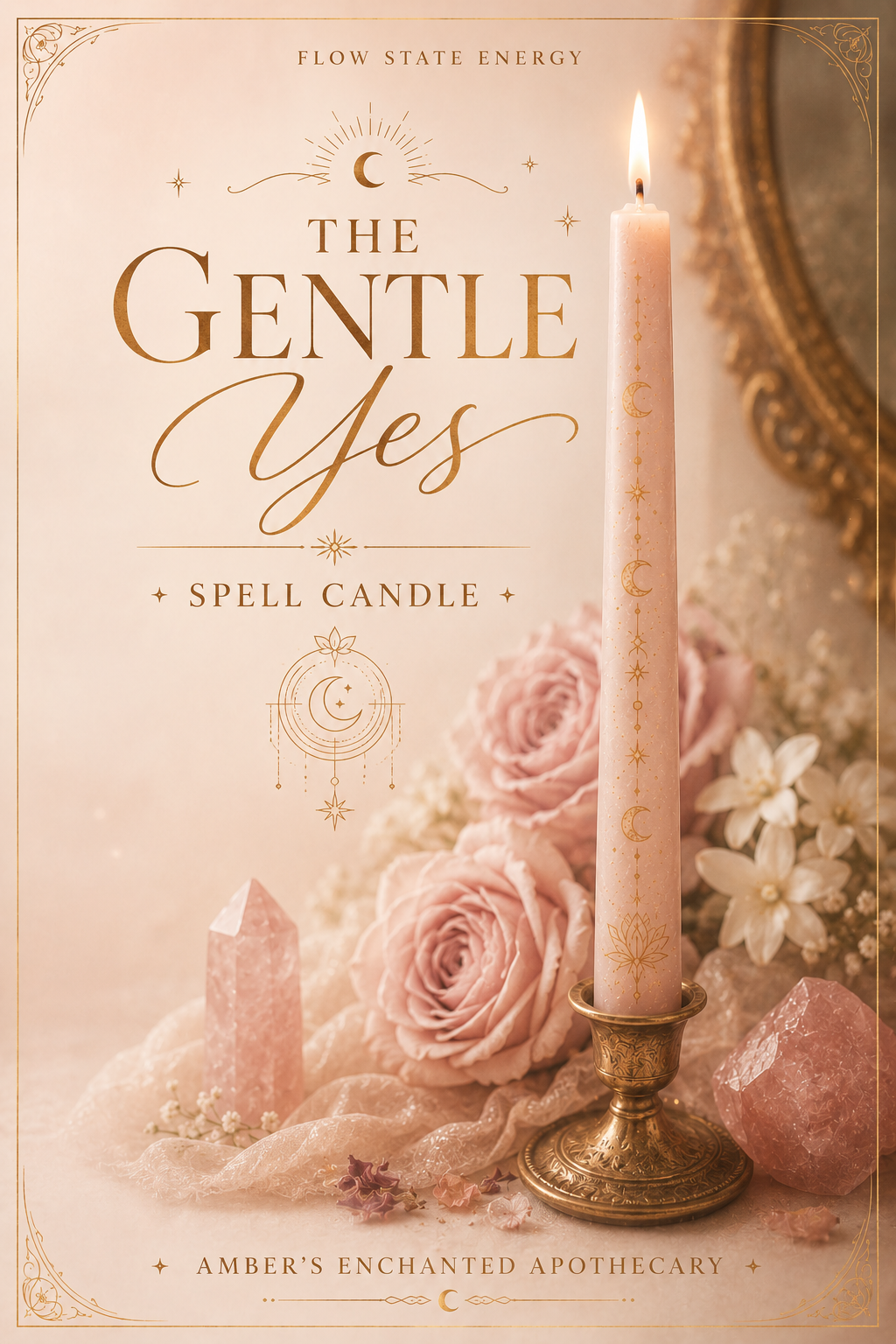The Gentle YES - Spell Candle