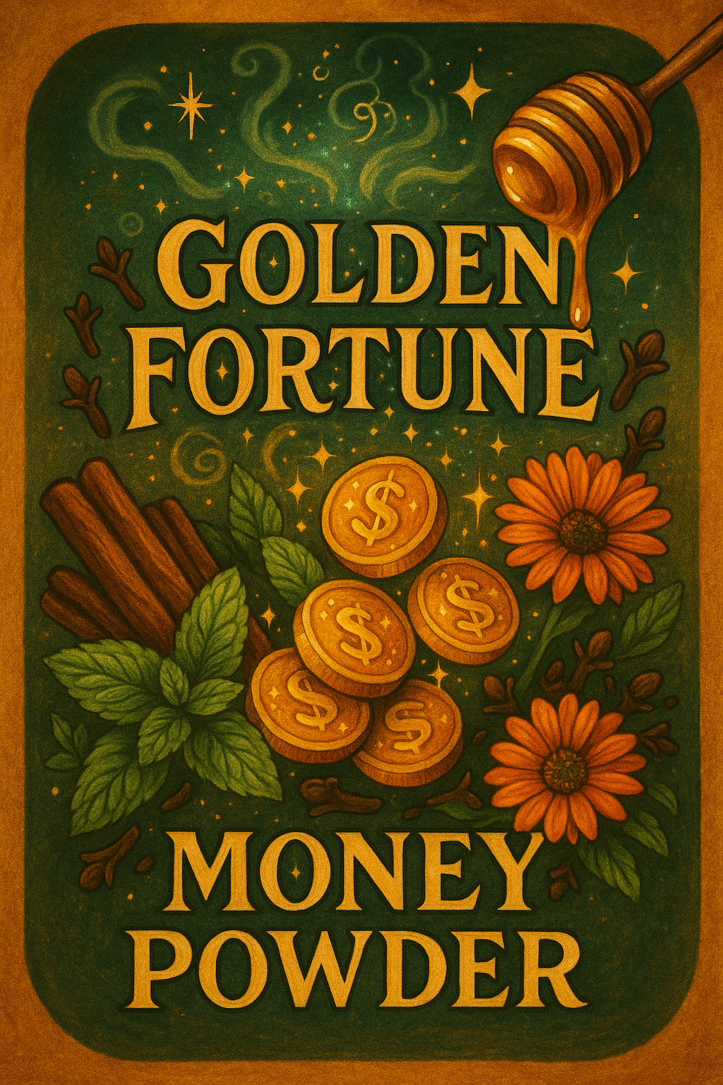 Golden Fortune Money Spell Powder