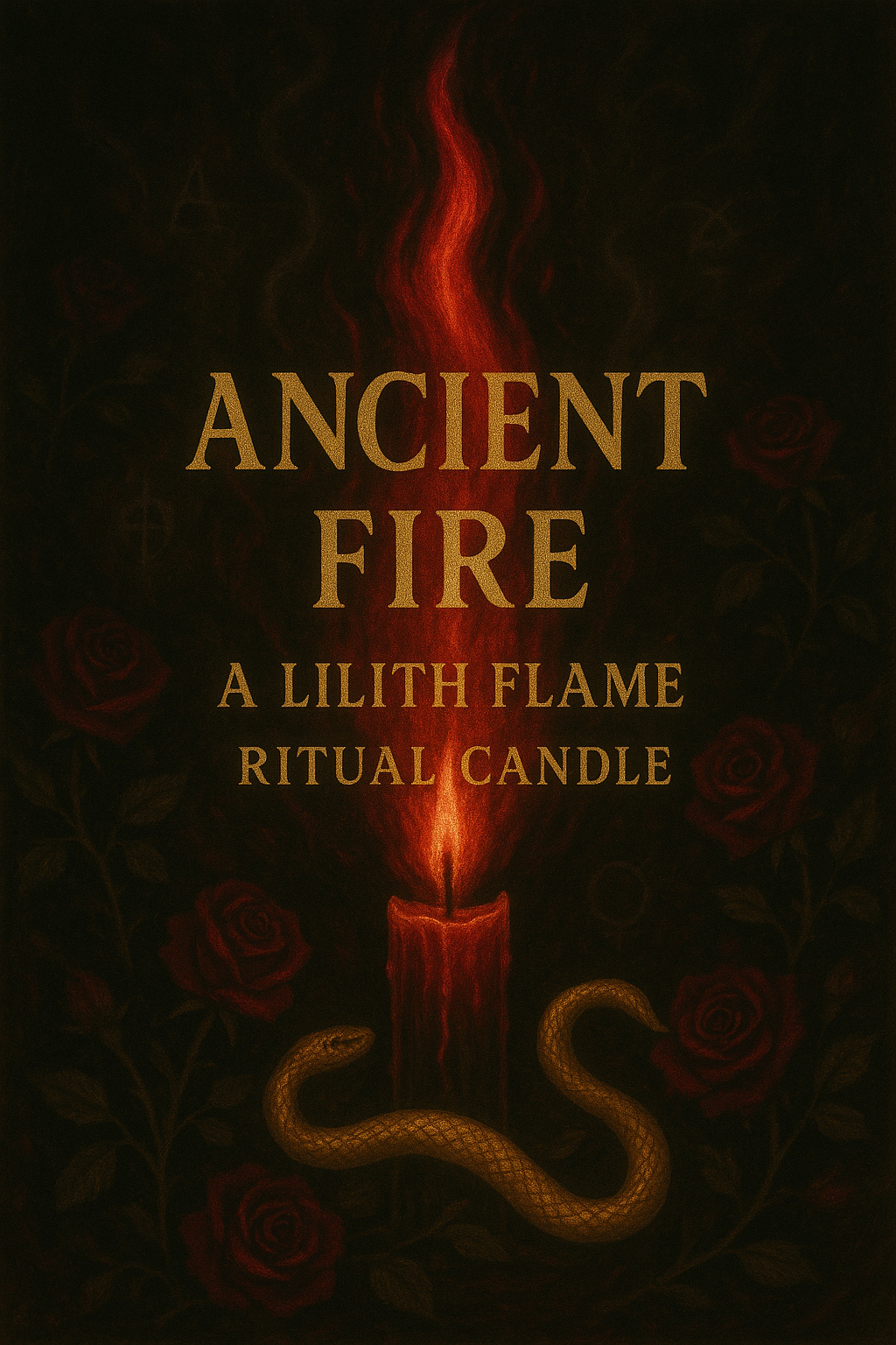 Ancient Fire- A Lilith Flame Ritual candle