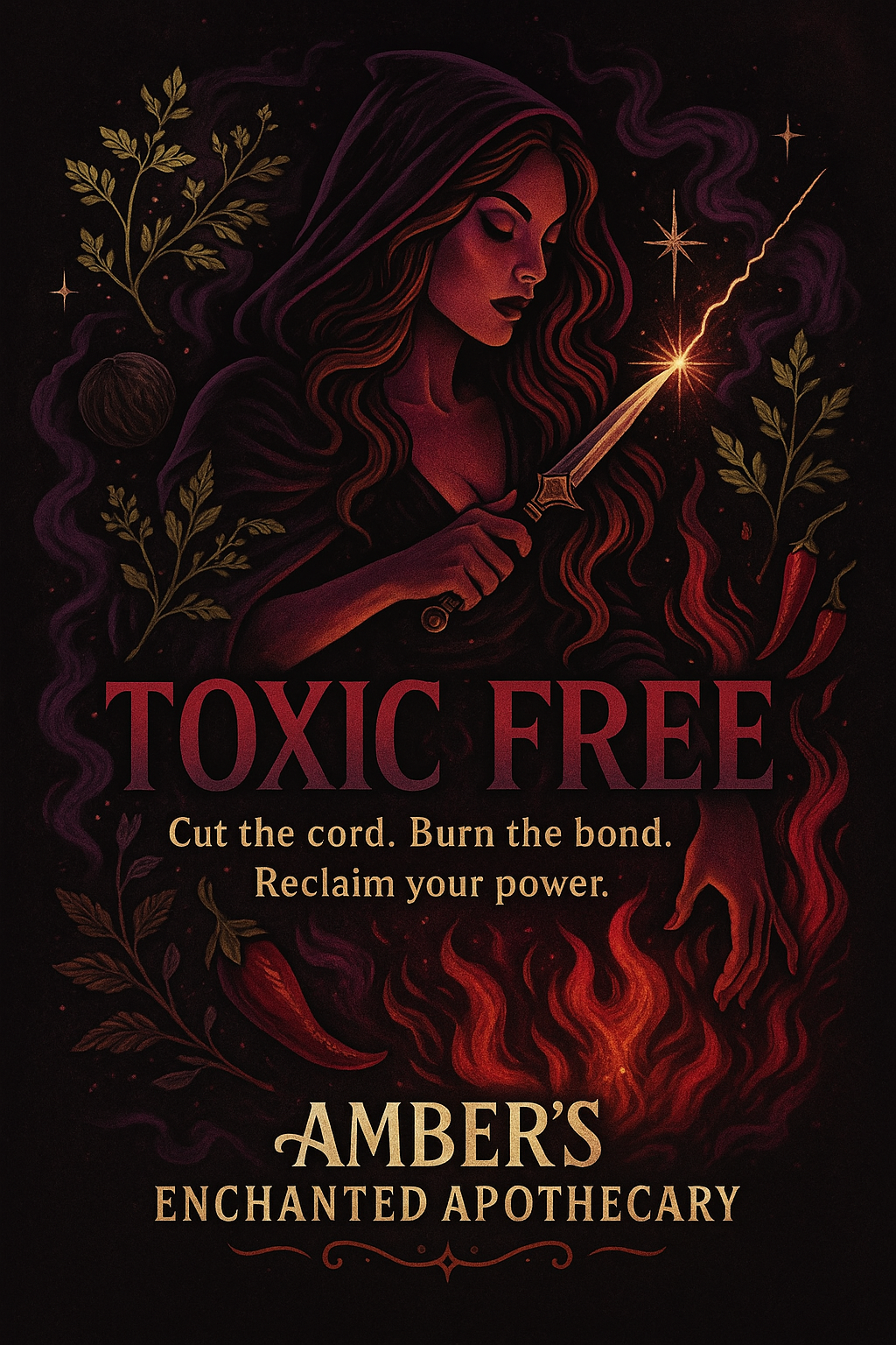 Toxic Free Spell Candle