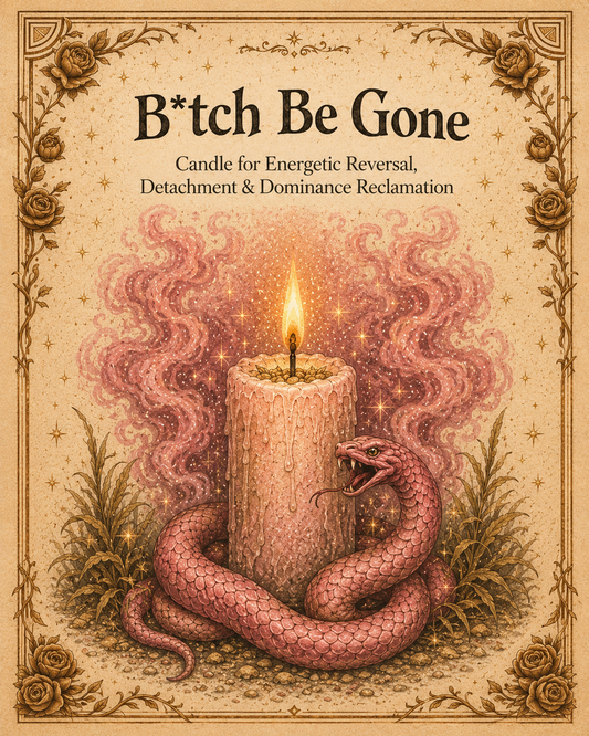 Bitch Be Gone - Spell Candle