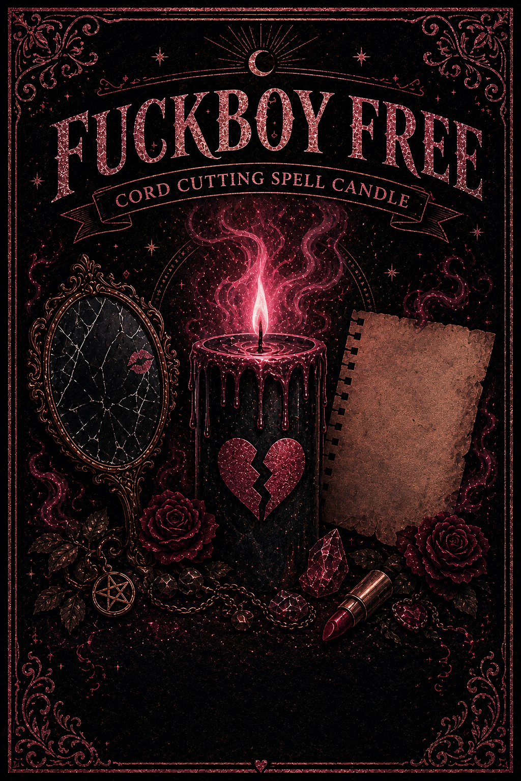Fuckboy Free - Cord Cutting - Spell Candle