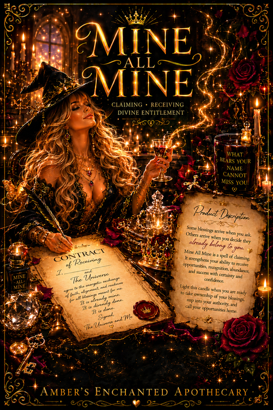 Mine All Mine - Spell Candle