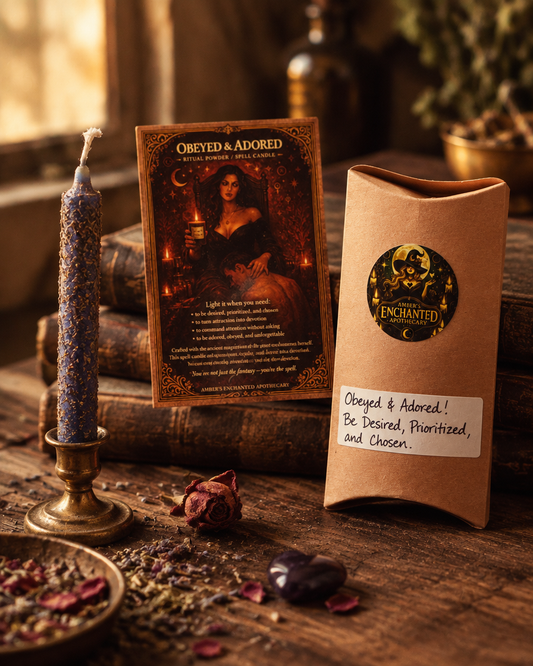Obeyed & Adored Spell Candle | Love, Attraction & Magnetic Energy Ritual Candle