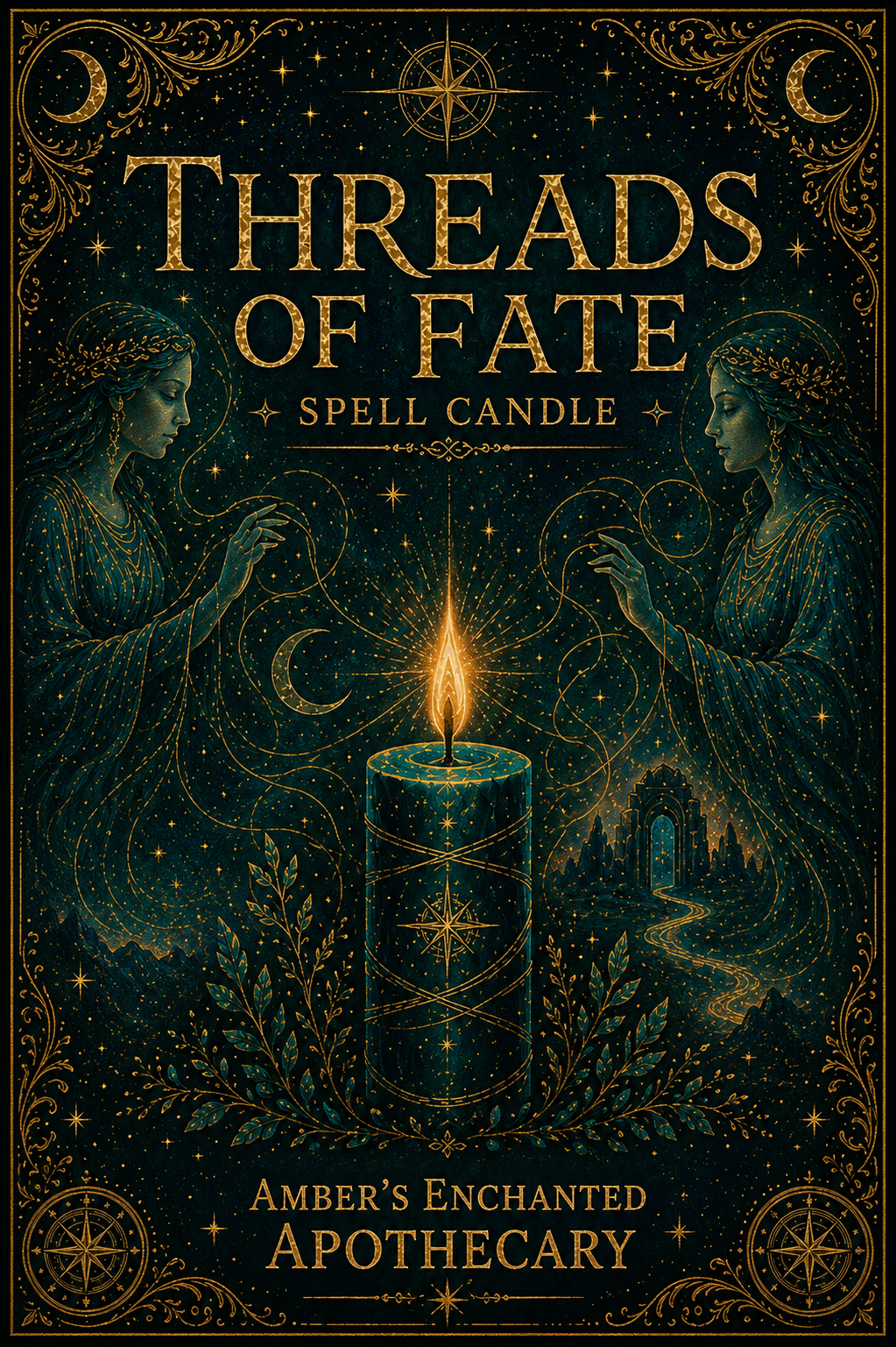 Threads Of Fate - Ritual Candle