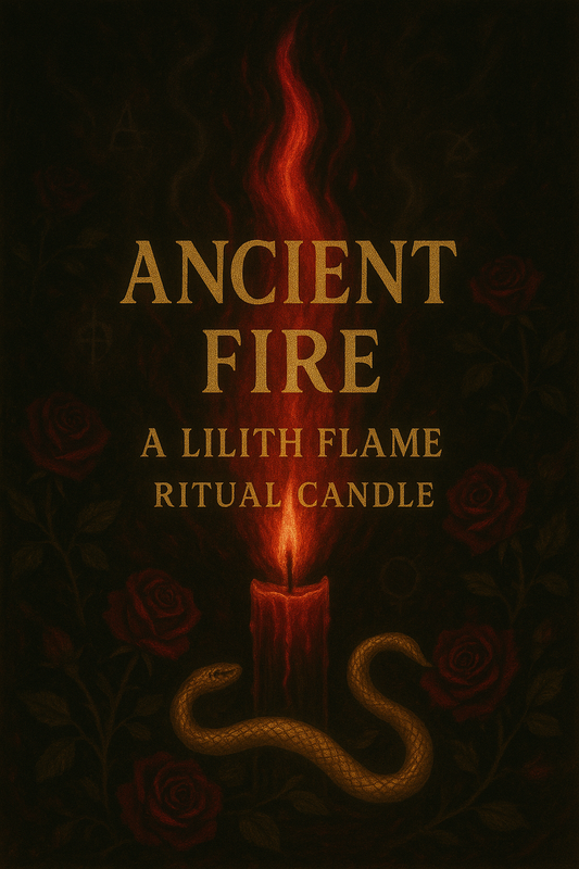 Ancient Fire- A Lilith Flame Ritual candle