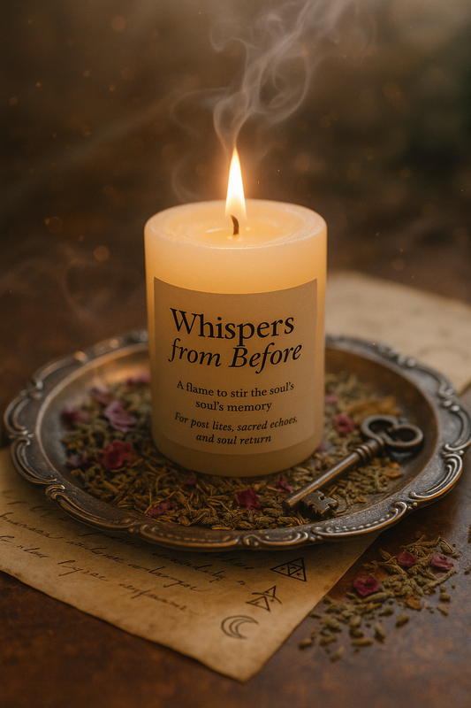 Whispers From Before- Past life recognition Ritual Candle